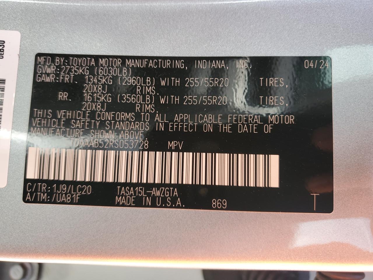 TOYOTA HIGHLANDER XLE