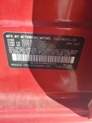 2021 MITSUBISHI MIRAGE ES - ML32AUHJ6MH009354