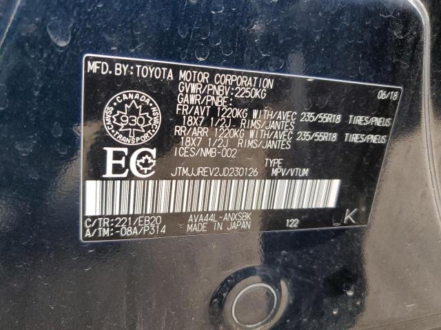 2018 TOYOTA RAV4 HV SE JTMJJREV2JD230126