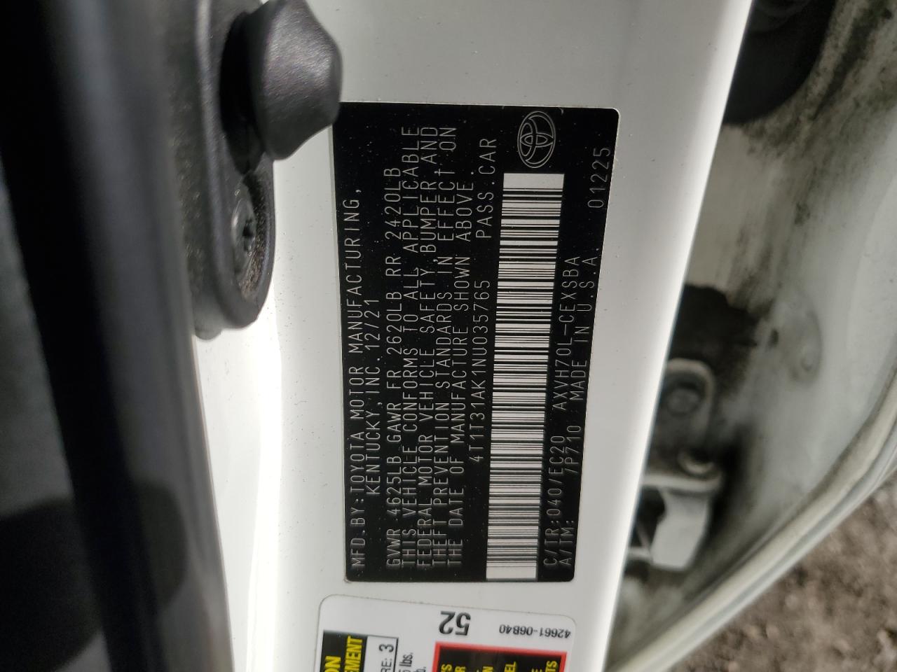 TOYOTA CAMRY NIGHT SHADE