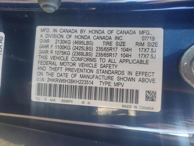 2019 HONDA CR-V LX - 2HKRW6H38KH223514