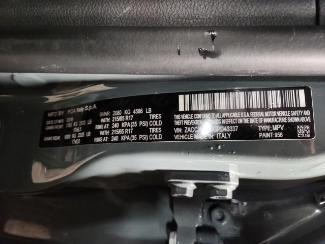 2016 JEEP RENEGADE T - ZACCJBCT5GPD43337