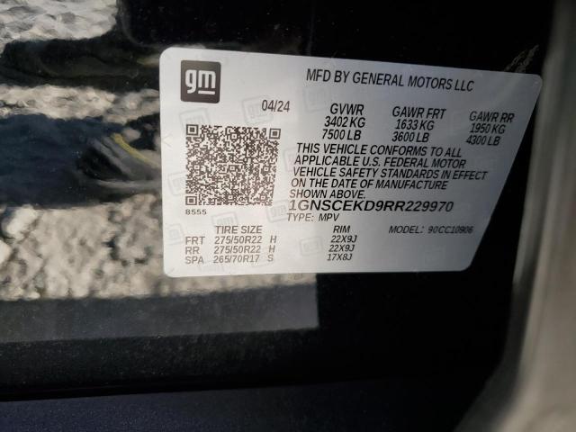 2024 CHEVROLET SUBURBAN C 1GNSCEKD9RR229970