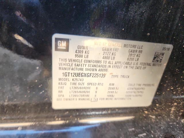 2016 GMC SIERRA K25 #3287635017