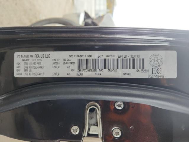 2017 RAM 1500 SLT - 1C6RR7TT2HS789450