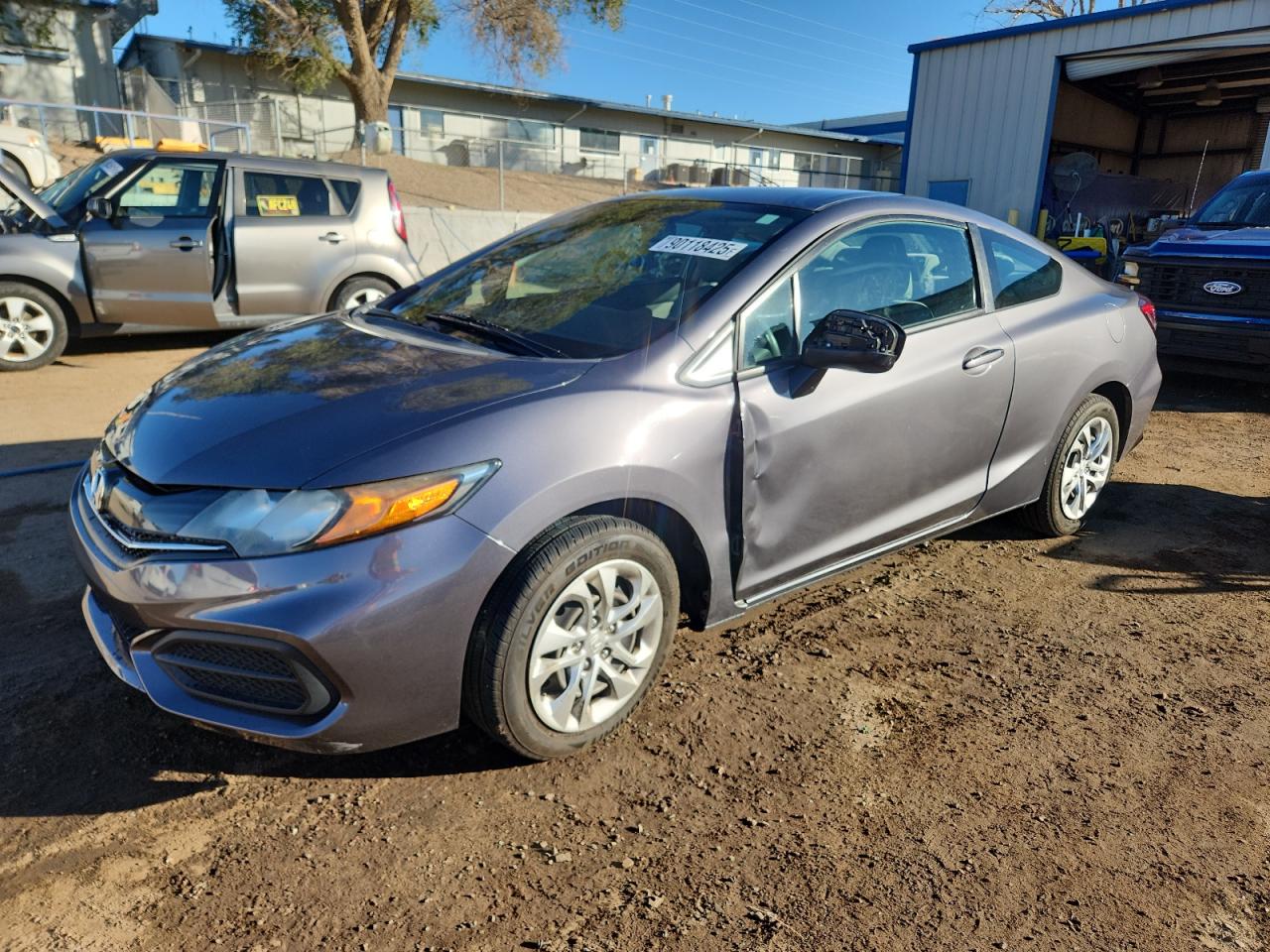 Lot #3310362953 2014 HONDA CIVIC LX