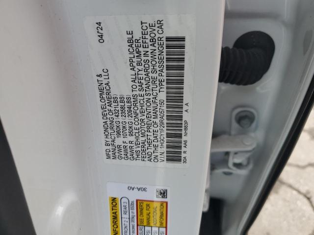2024 HONDA ACCORD LX #3293476420