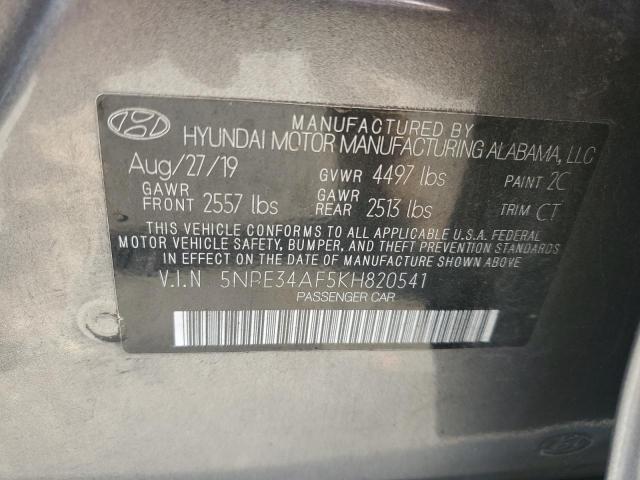 2019 HYUNDAI SONATA LIM #3294360898