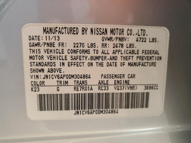 2013 INFINITI G37 BASE - JN1CV6AP0DM304864