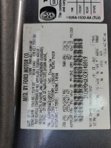 2012 FORD FUSION SE - 3FAHP0HA5CR148019