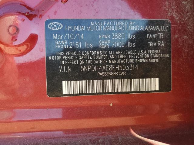 2014 HYUNDAI ELANTRA SE #3285710667