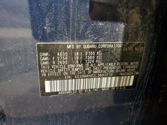 2020 SUBARU LEGACY LIM 4S3BWAN62L3007710