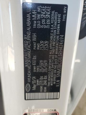 2024 HYUNDAI TUCSON SEL 5NMJBCDE3RH424694