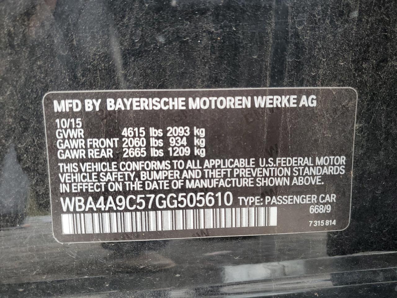 BMW 4 SERIES GRAN COUPE I GRAN COUPE SULEV