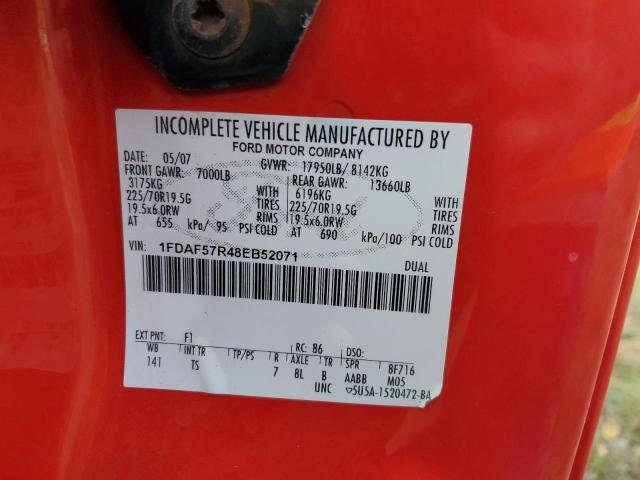 2008 FORD F550 SUPER #3277008162