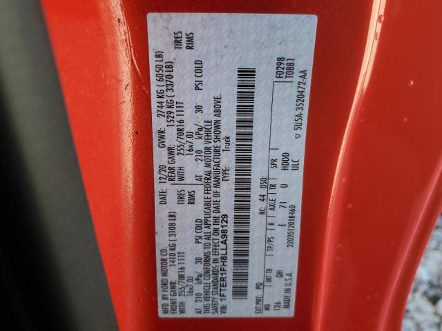 2020 FORD RANGER XL - 1FTER1FH8LLA98129