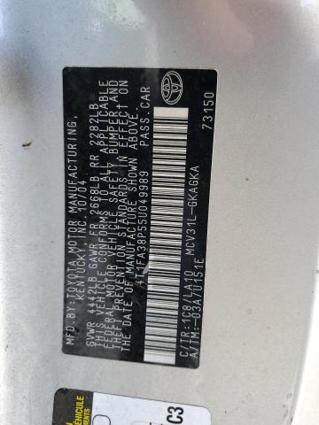 2005 TOYOTA CAMRY SOLA #3284731538