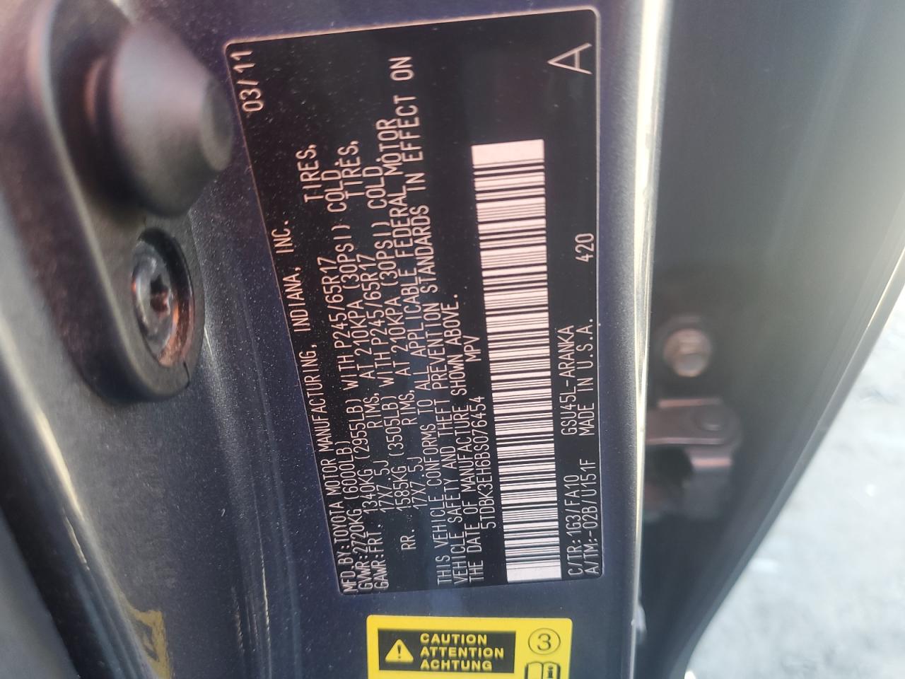 TOYOTA HIGHLANDER BASE