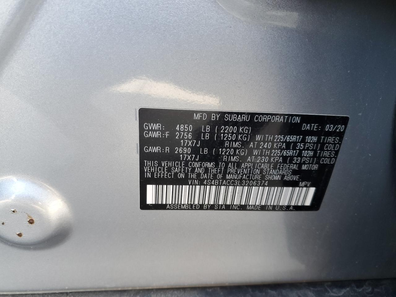 SUBARU OUTBACK PREMIUM