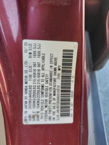 2006 HONDA CR-V LX #3282423273