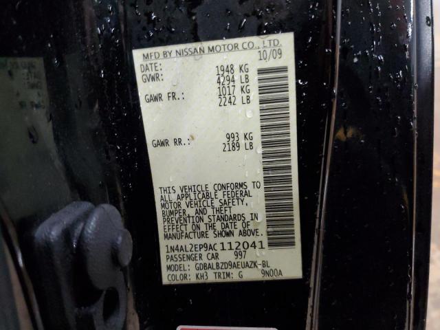 2010 NISSAN ALTIMA S - 1N4AL2EP9AC112041