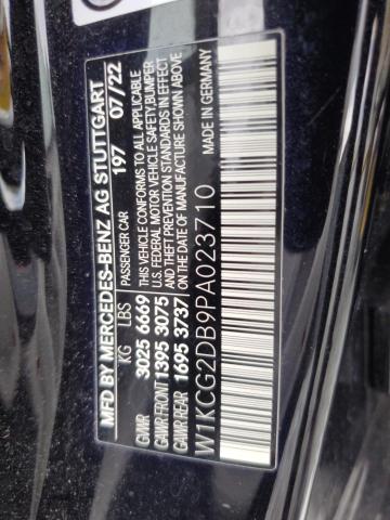 2023 MERCEDES-BENZ EQS SEDAN W1KCG2DB9PA023710