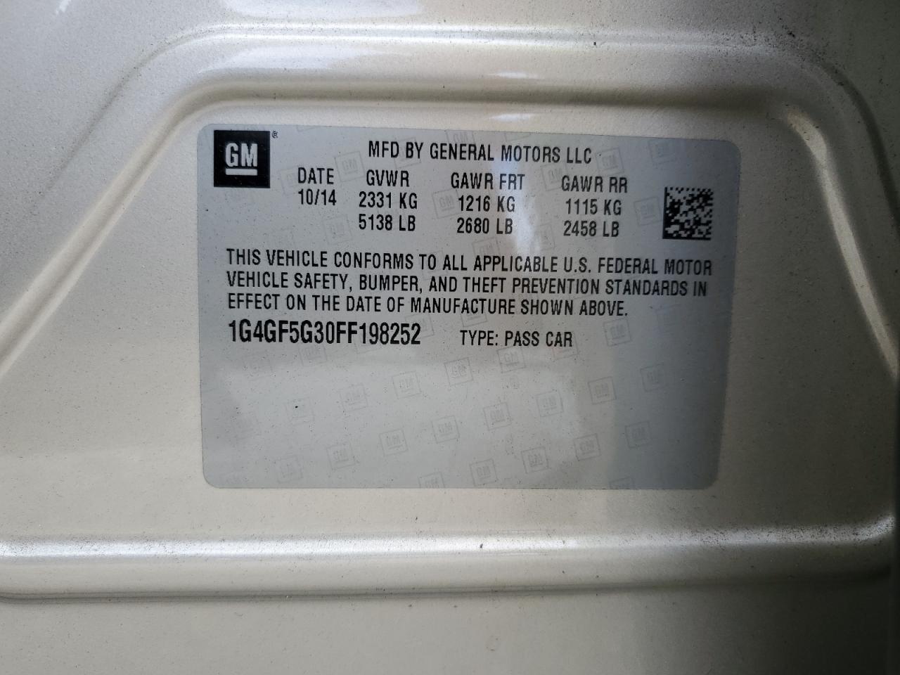 BUICK LACROSSE PREMIUM