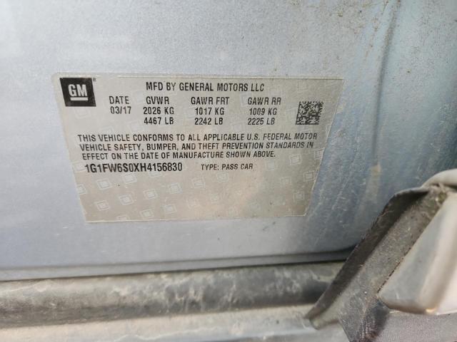 2017 CHEVROLET BOLT EV LT #3291156999