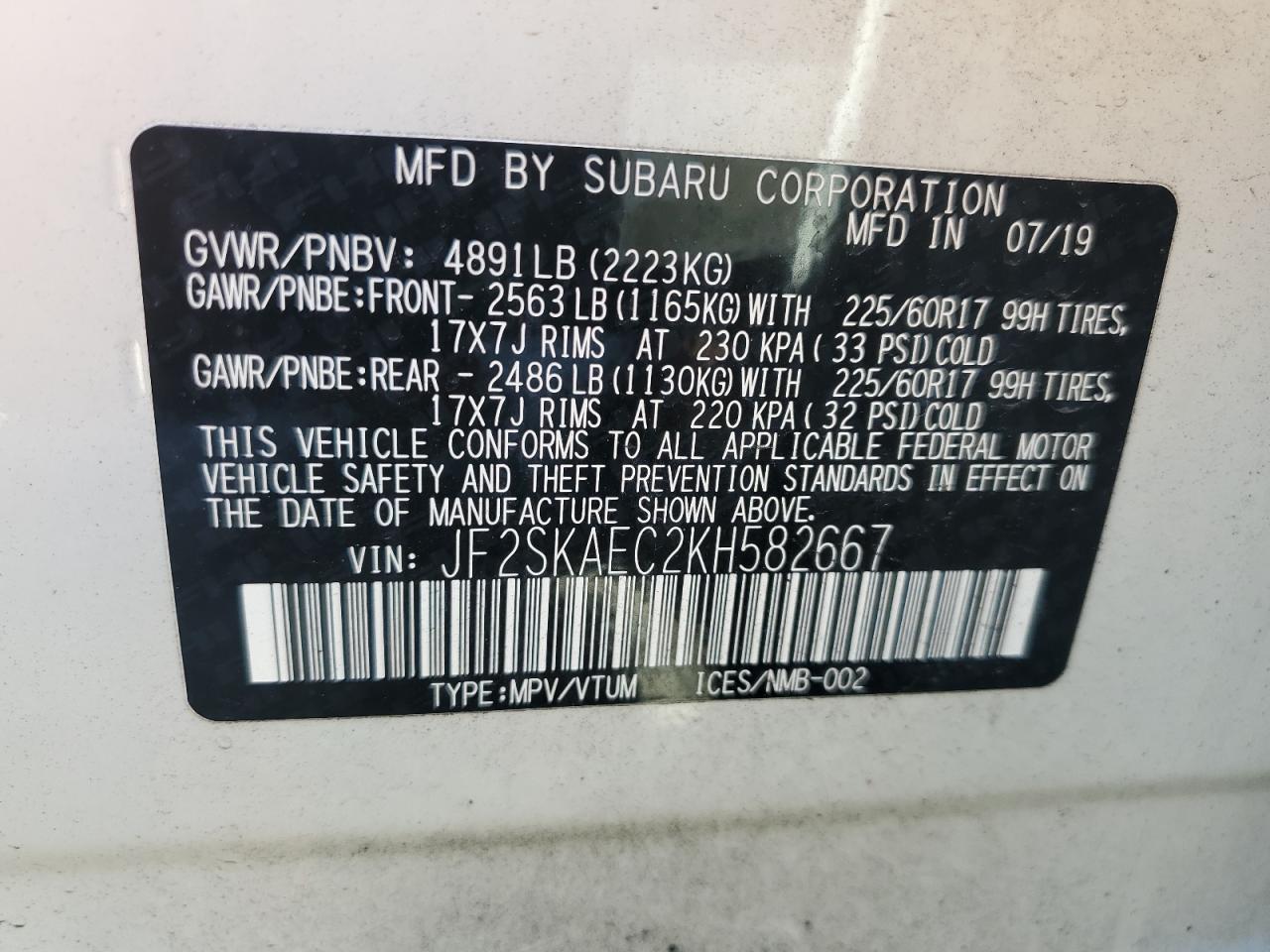 SUBARU FORESTER PREMIUM