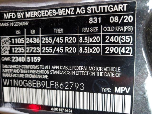 2020 MERCEDES-BENZ GLC 300 4M #3302663009