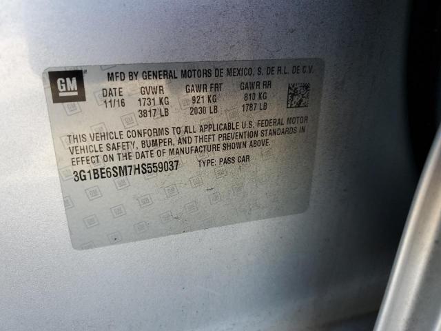 2017 CHEVROLET CRUZE #3269875169