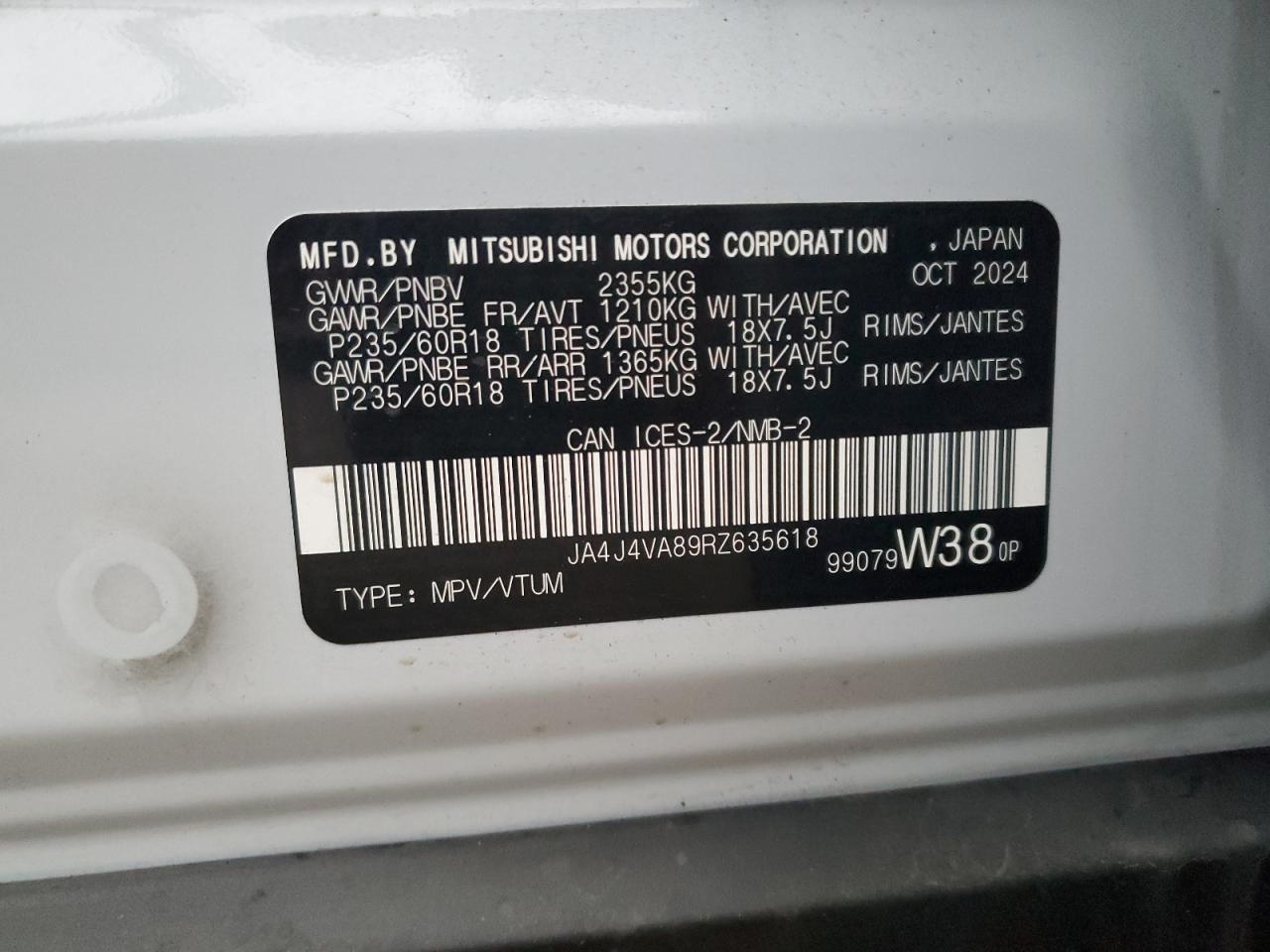 MITSUBISHI OUTLANDER SE