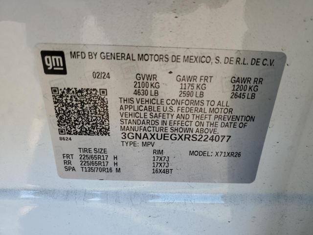 2024 CHEVROLET EQUINOX LT #3310483119