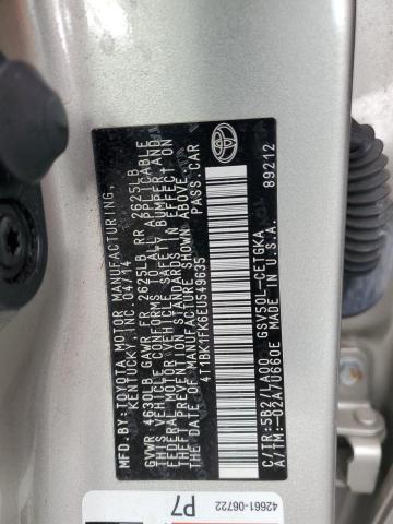 2014 TOYOTA CAMRY SE #3296249421