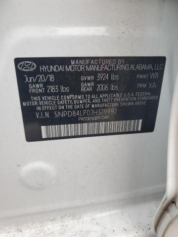 2018 HYUNDAI ELANTRA SEL - 5NPD84LF0JH379992