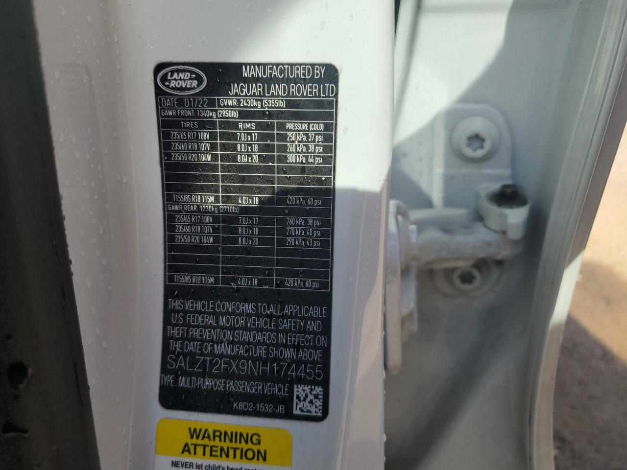 LAND ROVER RANGE ROVER R-DYNAMIC S