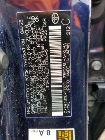 2023 TOYOTA COROLLA LE #3311557289