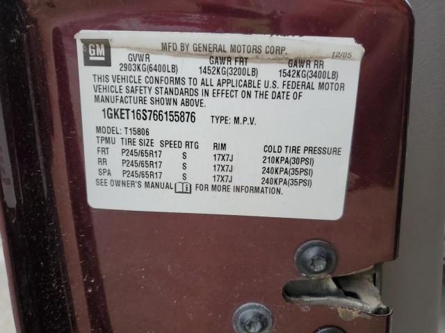 2006 GMC ENVOY XL #3290271224