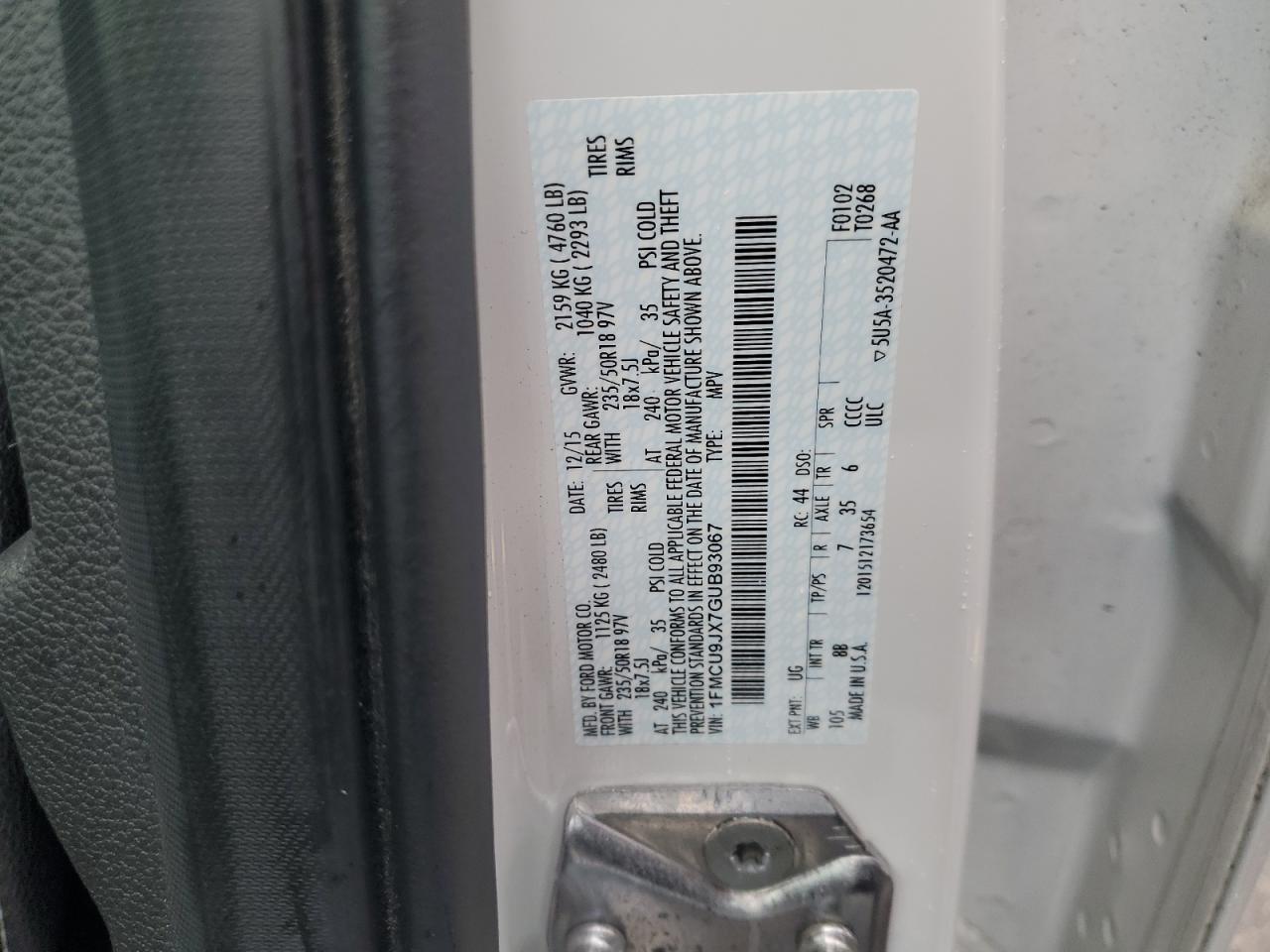 FORD ESCAPE TITANIUM