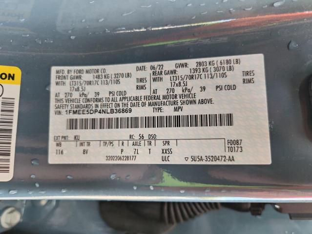 2022 FORD BRONCO BAS - 1FMEE5DP4NLB36869