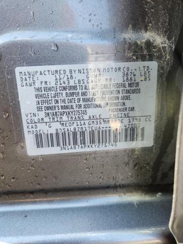 2019 NISSAN SENTRA S - 3N1AB7APXKY275745