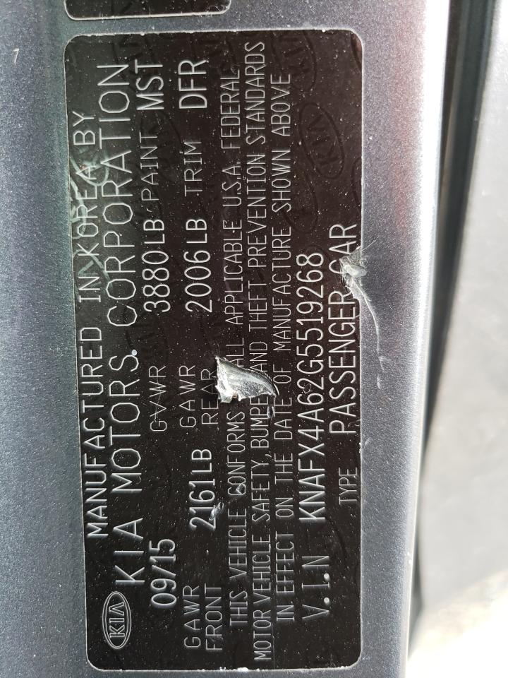 Lot #3305340334 2016 KIA FORTE LX