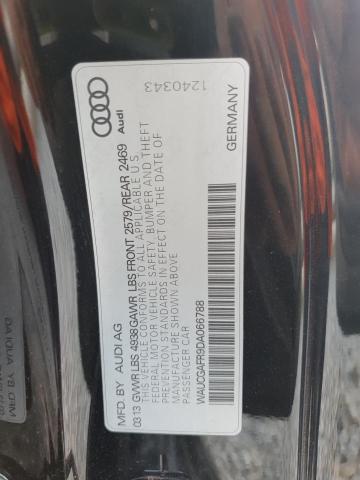 2013 AUDI S5 PREMIUM - WAUCGAFR9DA066788