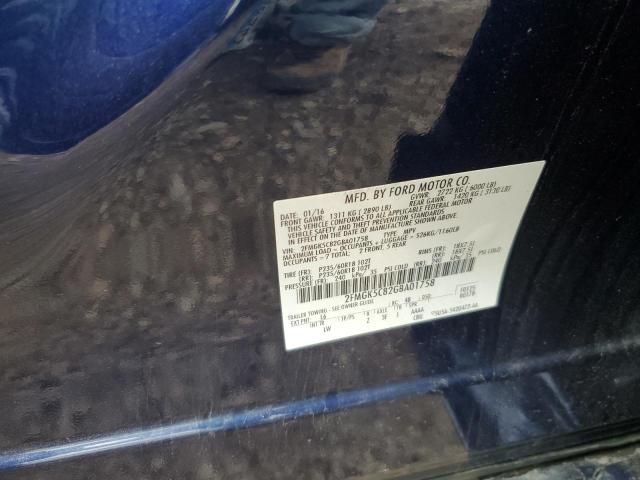 2016 FORD FLEX SEL #3291338160