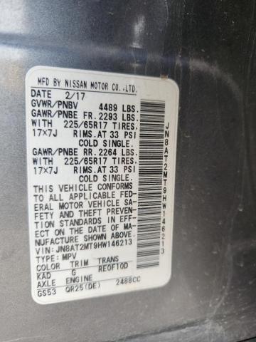 2017 NISSAN ROGUE S #3283825431