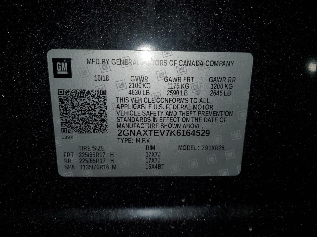 CHEVROLET EQUINOX LT