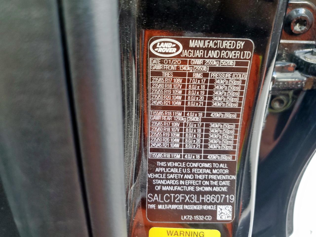 LAND ROVER DISCOVERY S R-DYNAMIC