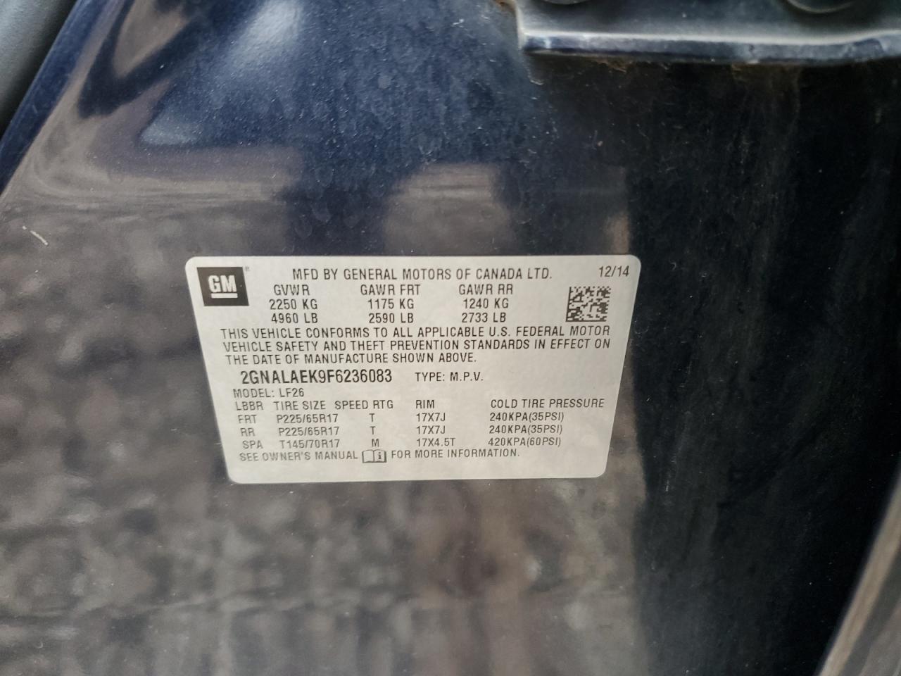 CHEVROLET EQUINOX LS