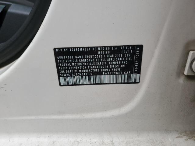 2012 VOLKSWAGEN JETTA BASE #3281587400