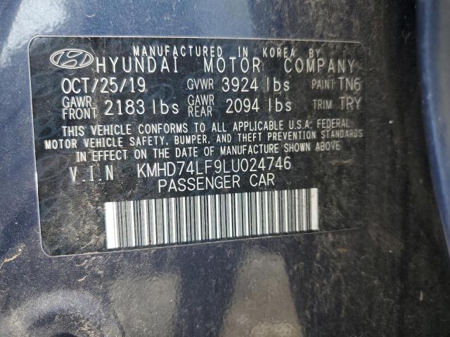 2020 HYUNDAI ELANTRA SE - KMHD74LF9LU024746